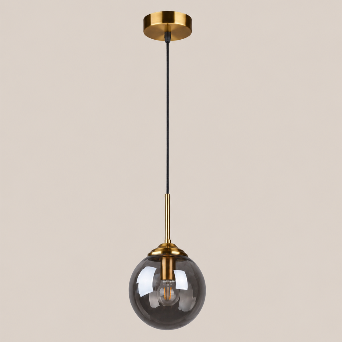 Glass Globe Pendant Light
