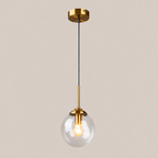 Glass Globe Pendant Light