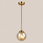 Glass Globe Pendant Light