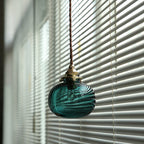 Glass Globe Pendant Light Copper