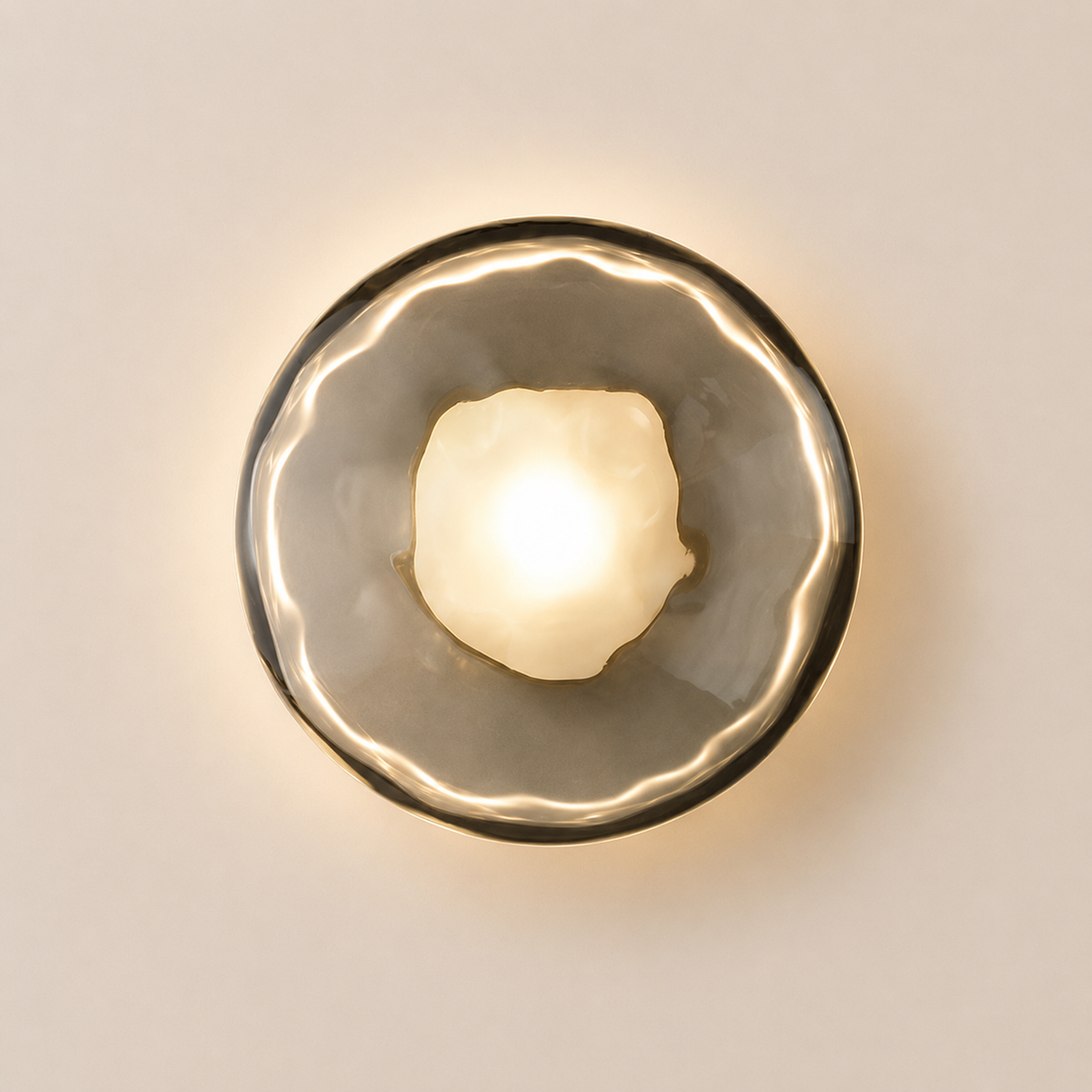 Glass Globe LED Wall Sconce 1-Light