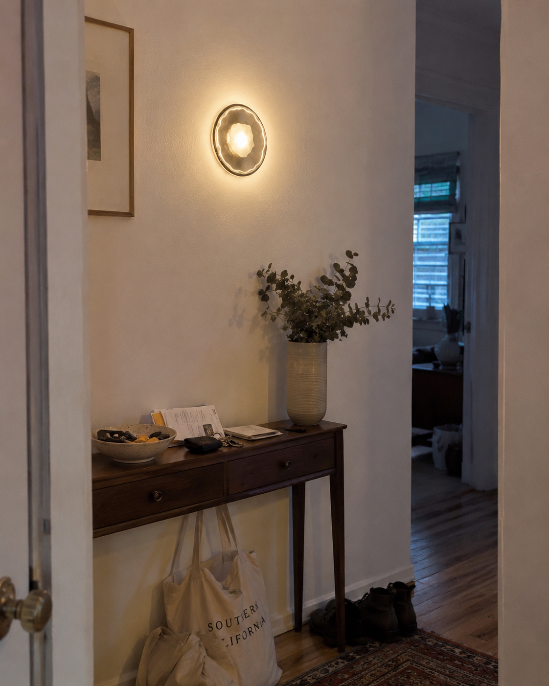 Glass Globe LED Wall Sconce 1-Light