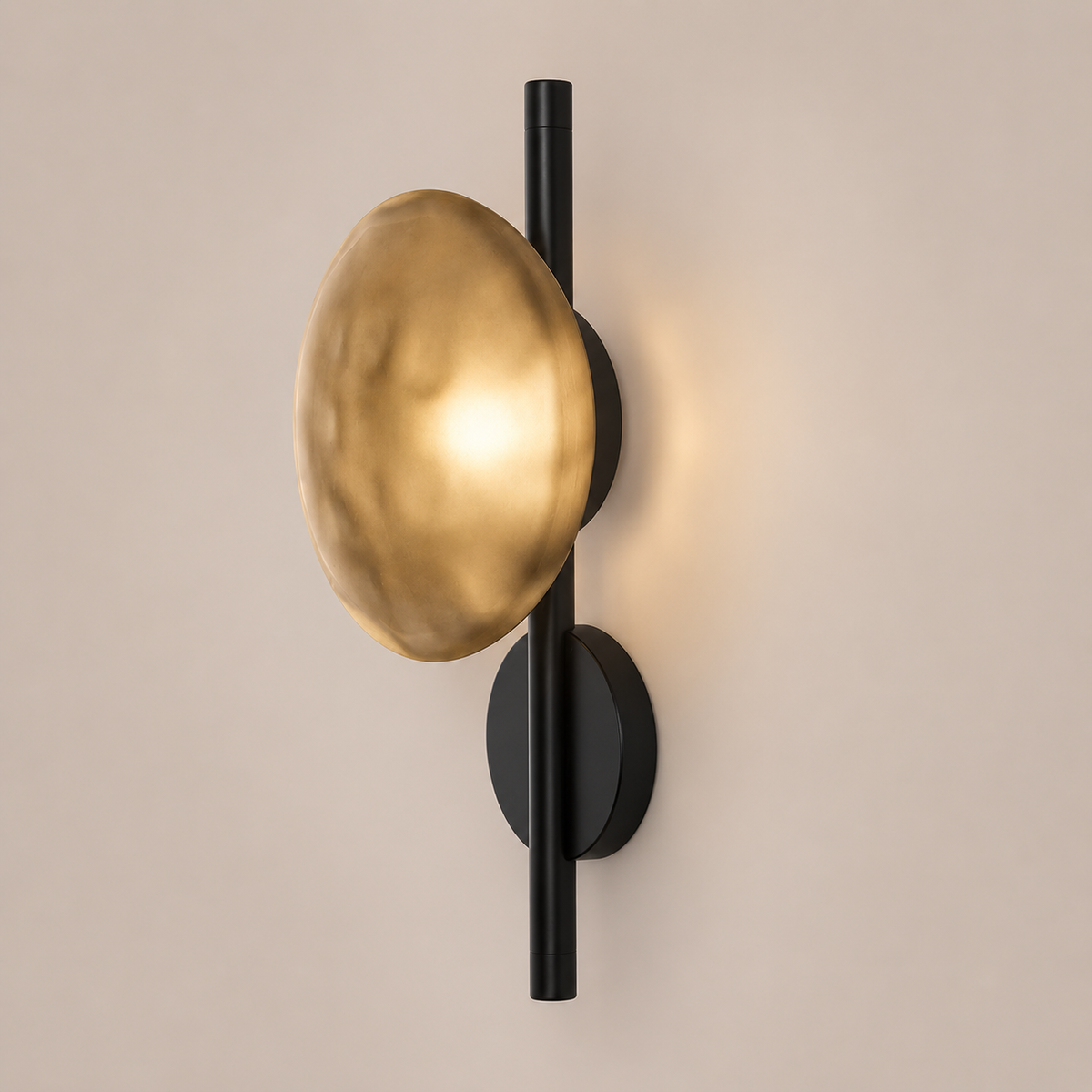 Glass Globe LED Wall Sconce 1-Light with Arm