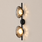 Glass Globe LED Wall Sconce 2-Light