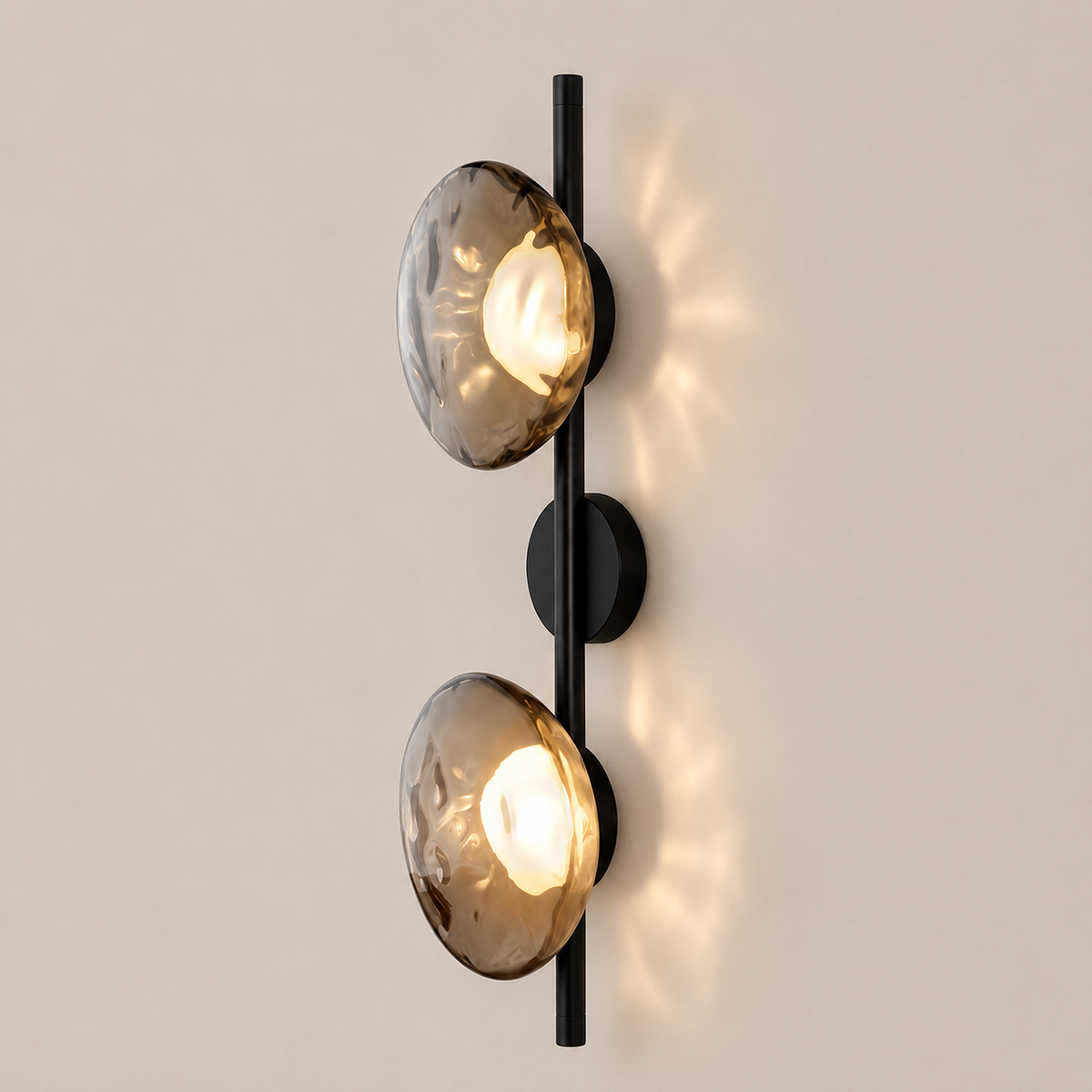 Glass Globe LED Wall Sconce 2-Light
