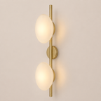 Glass Globe LED Wall Sconce 2-Light