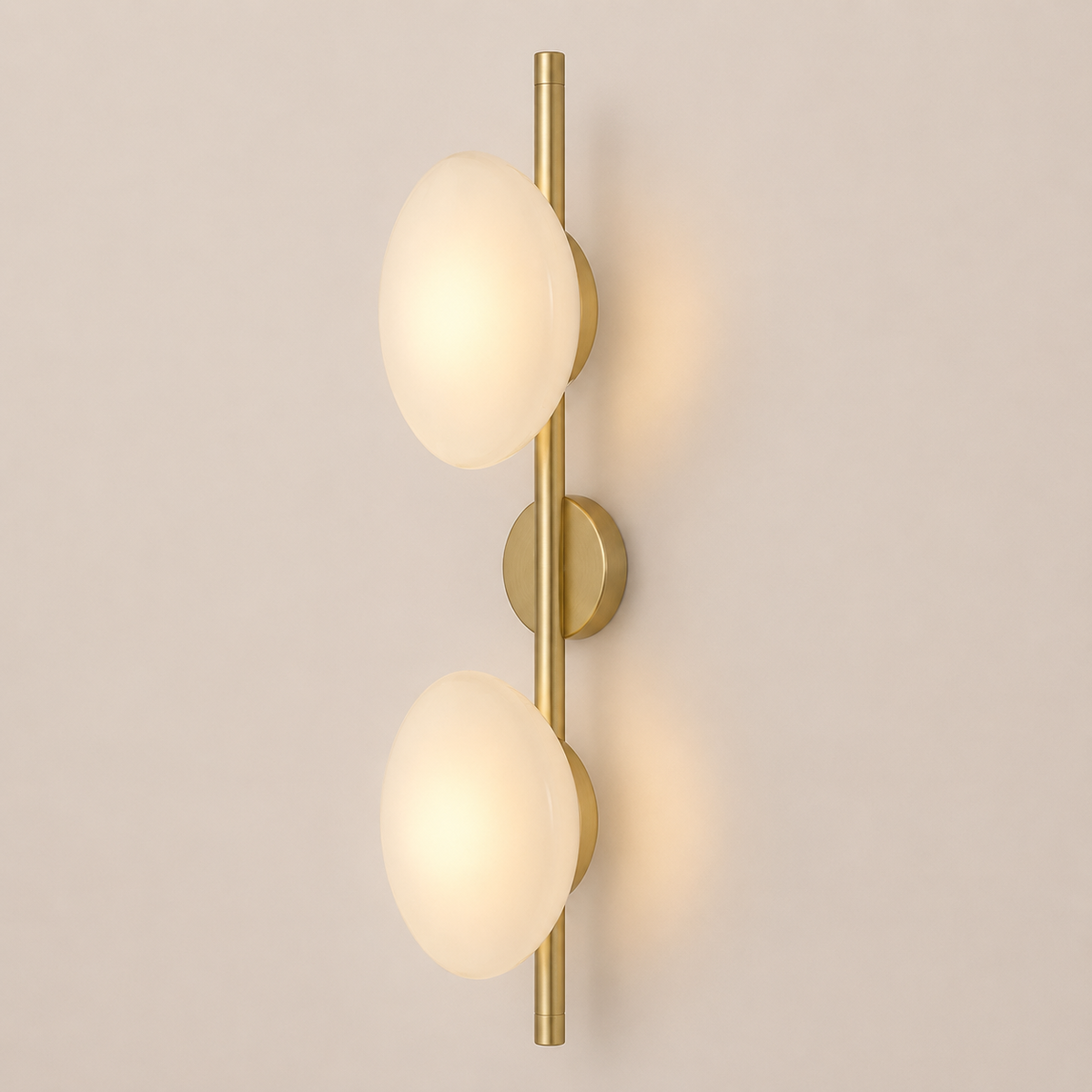 Glass Globe LED Wall Sconce 2-Light