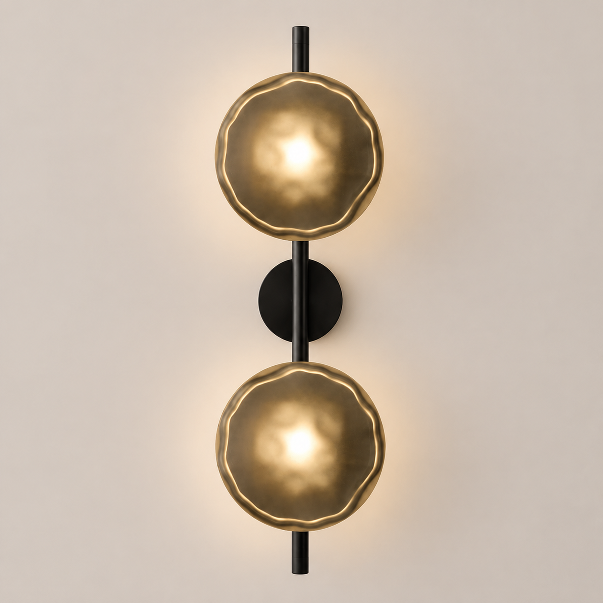 Glass Globe LED Wall Sconce 2-Light