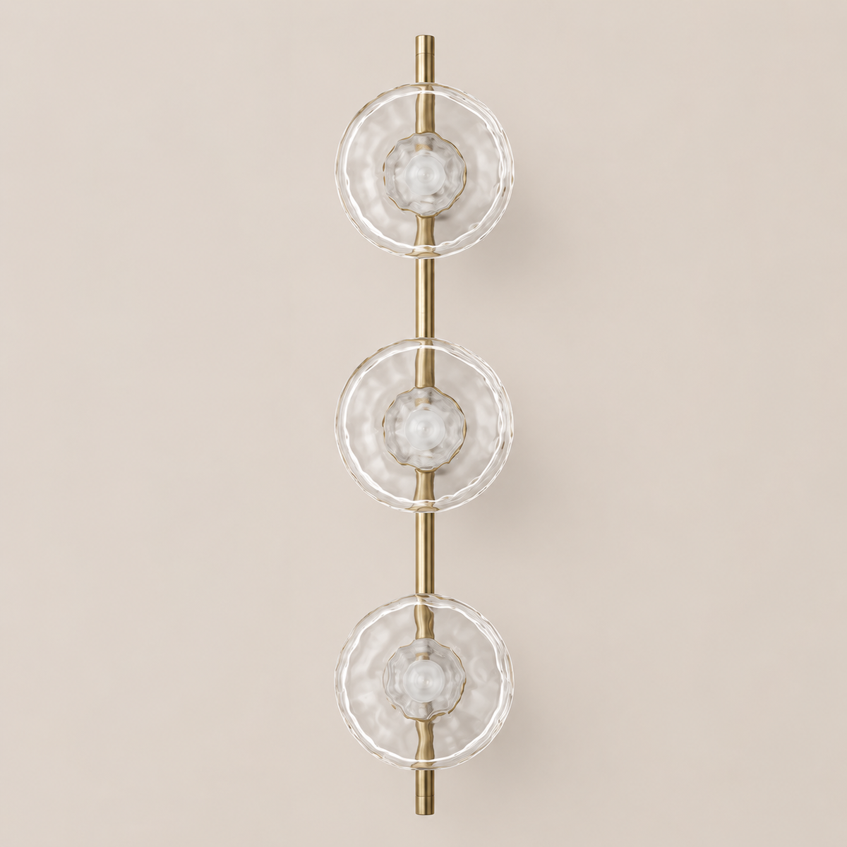 Glass Globe LED Wall Sconce 3-Light