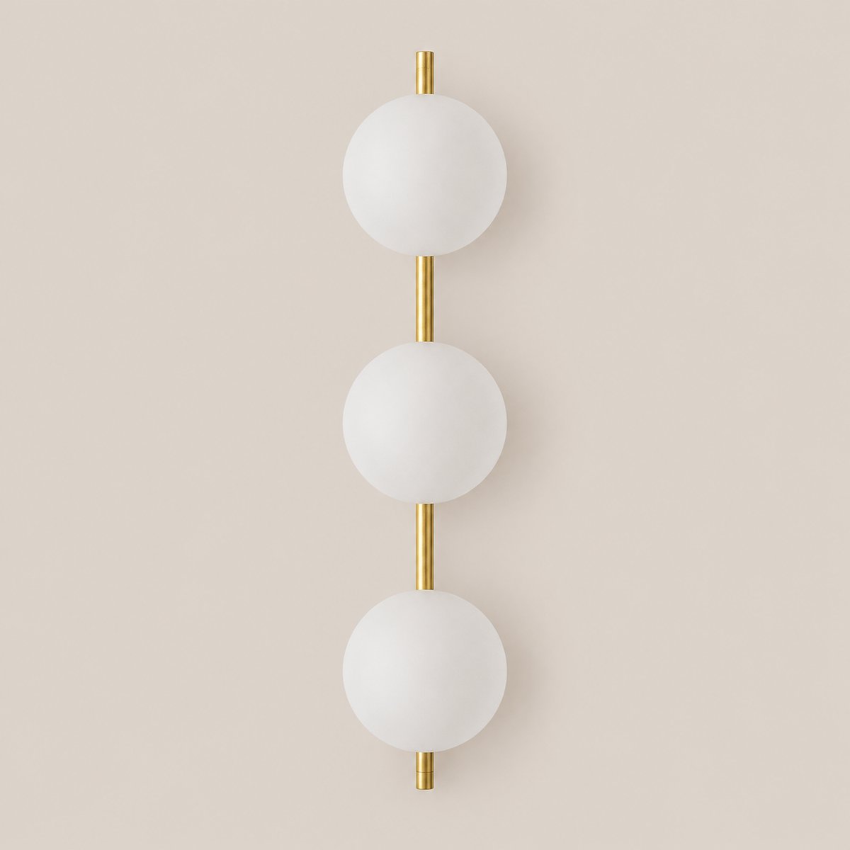 Glass Globe LED Wall Sconce 3-Light