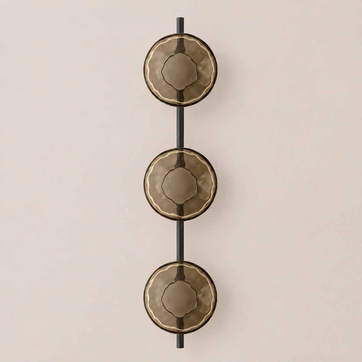 Glass Globe LED Wall Sconce 3-Light