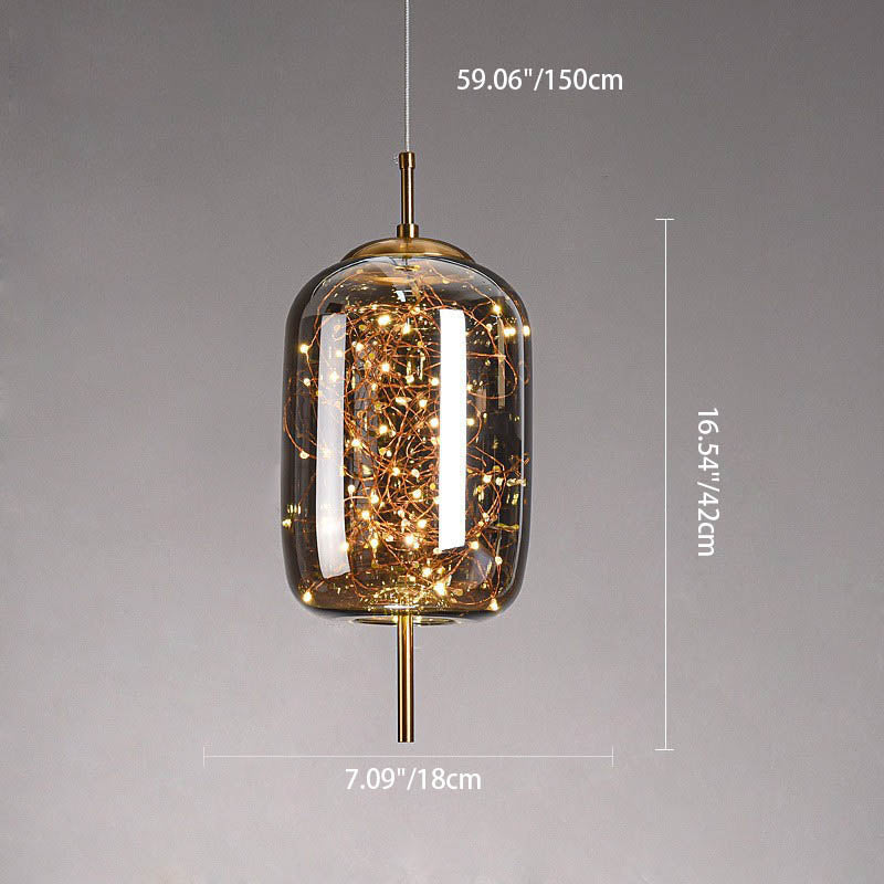 Glass LED Pendant Light