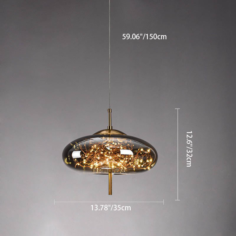 Glass LED Pendant Light