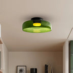 Glass Shade LED Flush Mount Ceiling Light