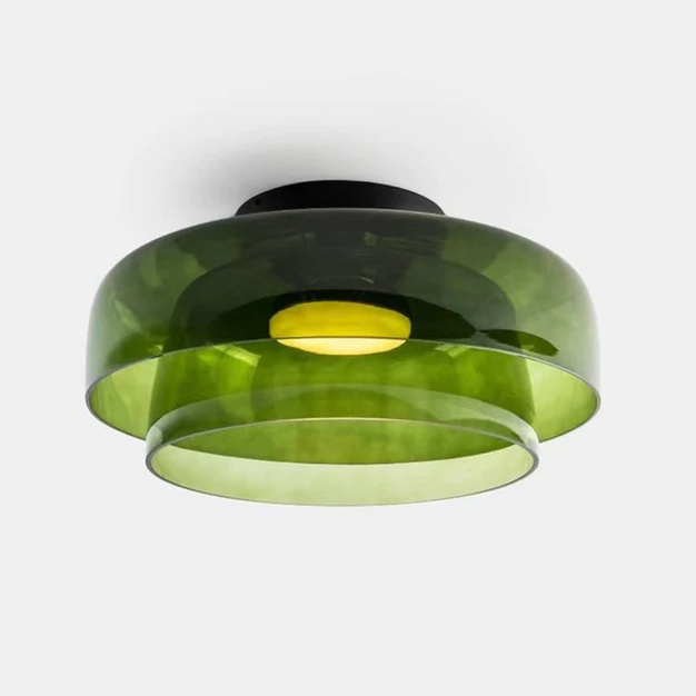 Glass Shade LED Flush Mount Ceiling Light