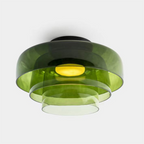 Glass Shade LED Flush Mount Ceiling Light
