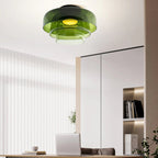 Glass Shade LED Flush Mount Ceiling Light