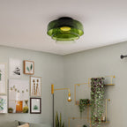 Glass Shade LED Flush Mount Ceiling Light