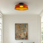 Glass Shade LED Flush Mount Ceiling Light