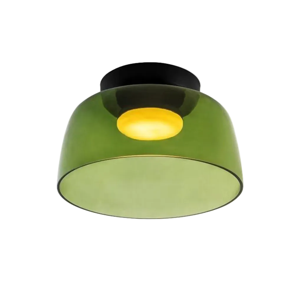 Glass Shade LED Flush Mount Ceiling Light