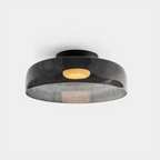 Glass Shade LED Flush Mount Ceiling Light