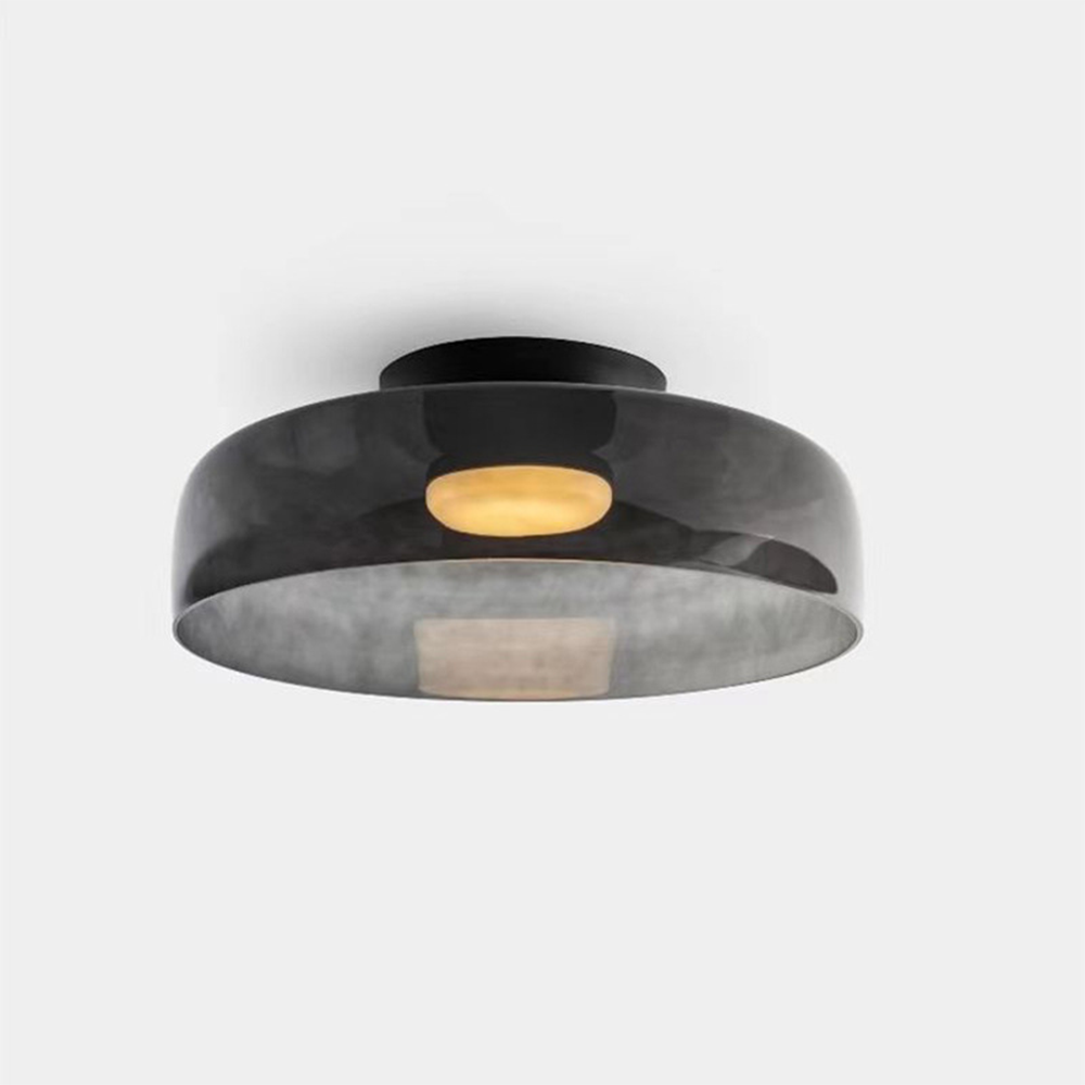 Glass Shade LED Flush Mount Ceiling Light