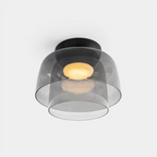 Glass Shade LED Flush Mount Ceiling Light