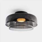 Glass Shade LED Flush Mount Ceiling Light