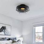 Glass Shade LED Flush Mount Ceiling Light