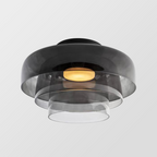 Glass Shade LED Flush Mount Ceiling Light