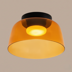 Glass Shade LED Flush Mount Ceiling Light