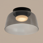 Glass Shade LED Flush Mount Ceiling Light