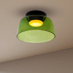 Glass Shade LED Flush Mount Ceiling Light
