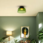 Glass Shade LED Flush Mount Ceiling Light