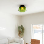 Glass Shade LED Flush Mount Ceiling Light