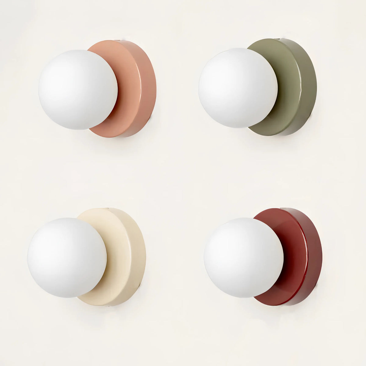 Globe Wall Sconce Frosted Glass Scandinavian