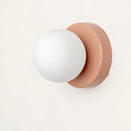 Globe Wall Sconce Frosted Glass Scandinavian