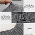 Kalda | Stretch Jacquard Sofa Cover for Removable Cushions