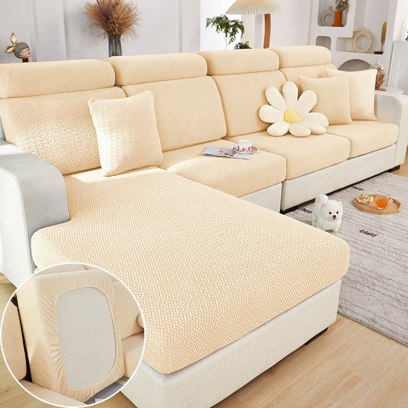 Kalda | Stretch Jacquard Sofa Cover for Removable Cushions