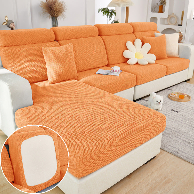 Kalda | Stretch Jacquard Sofa Cover for Removable Cushions