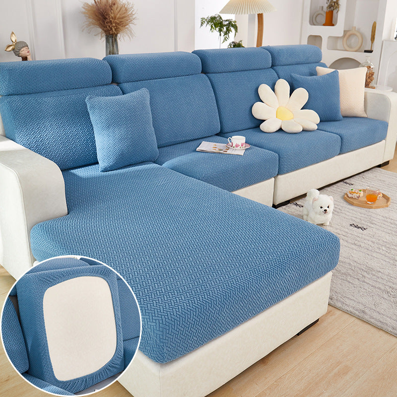 Kalda | Stretch Jacquard Sofa Cover for Removable Cushions