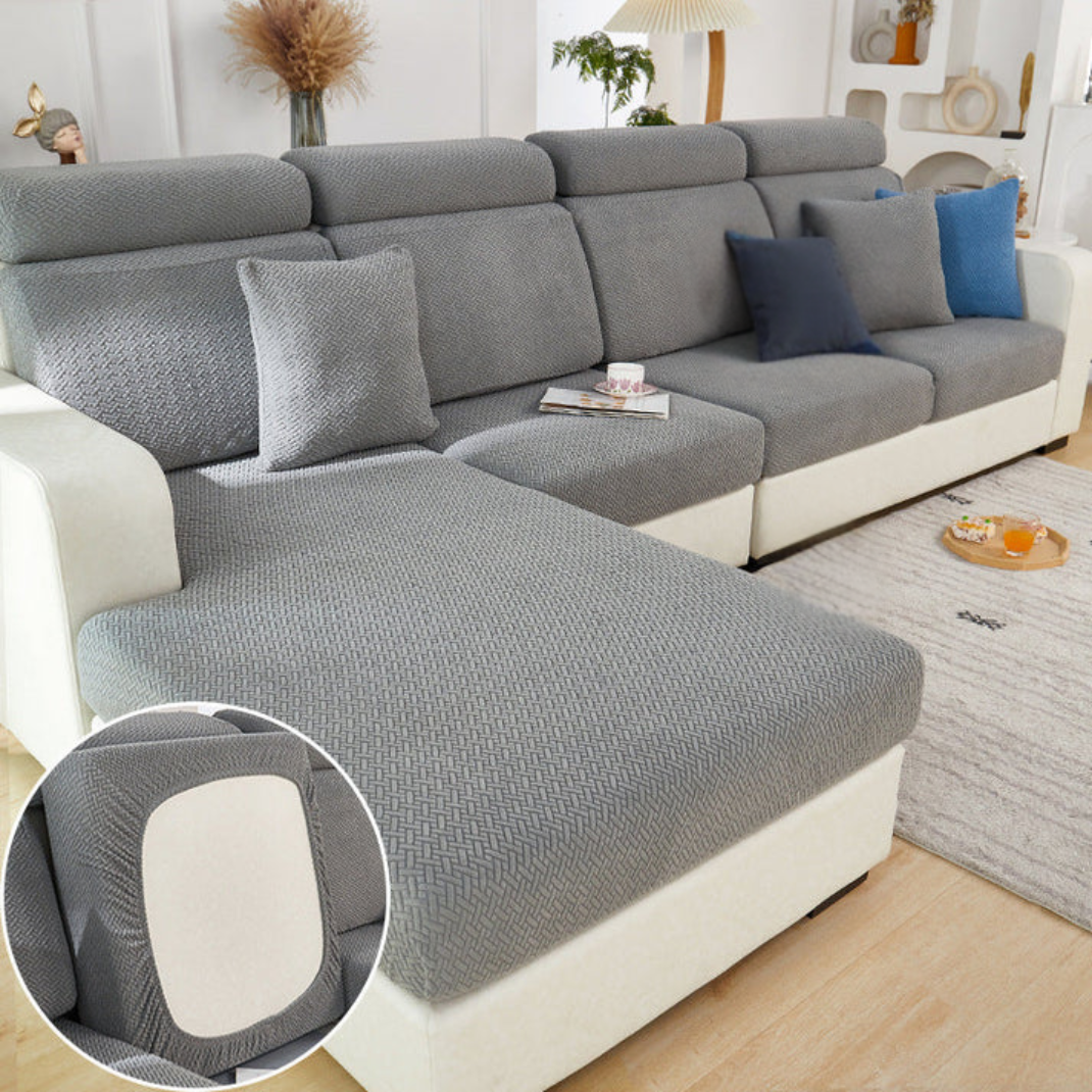 Kalda | Stretch Jacquard Sofa Cover for Removable Cushions