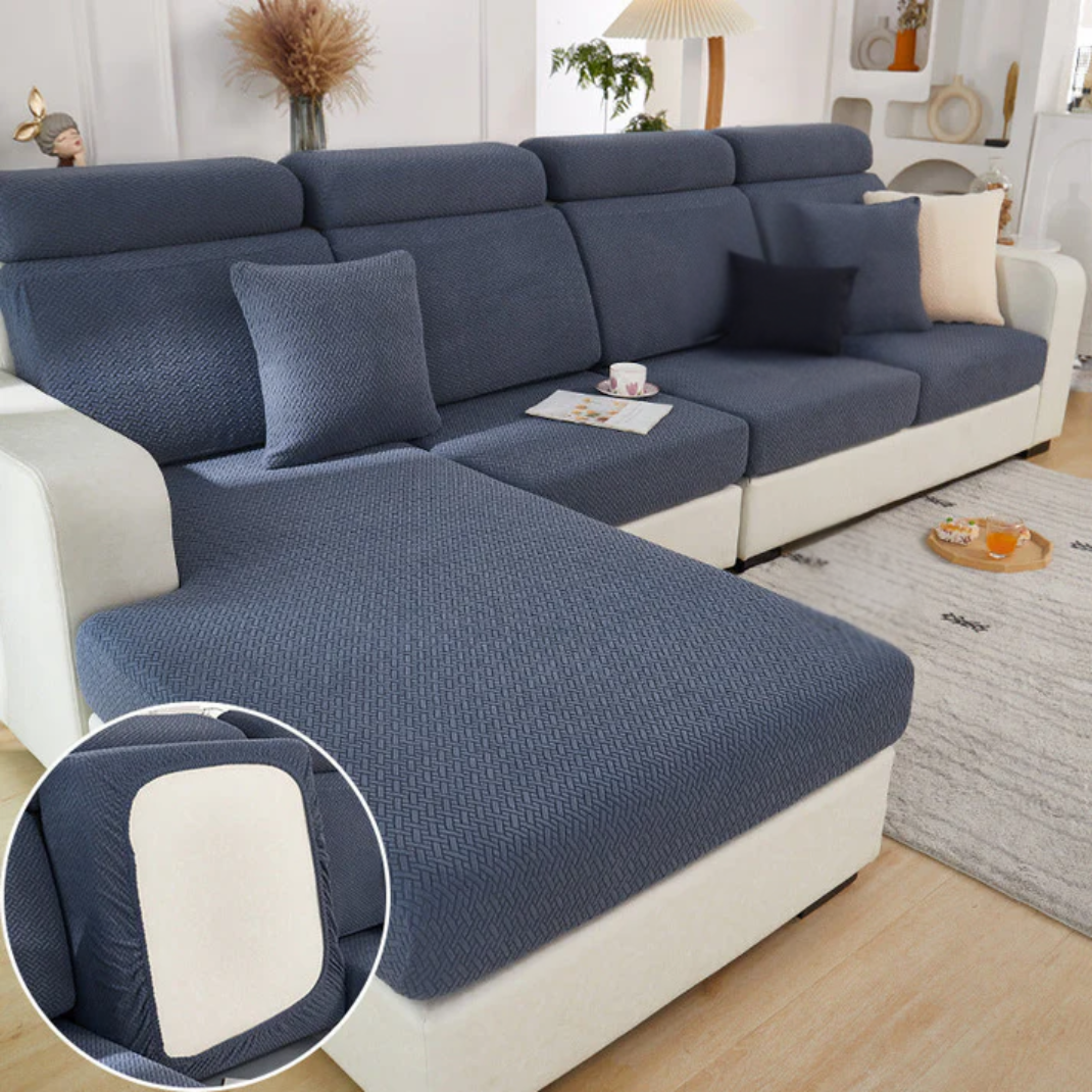 Kalda | Stretch Jacquard Sofa Cover for Removable Cushions