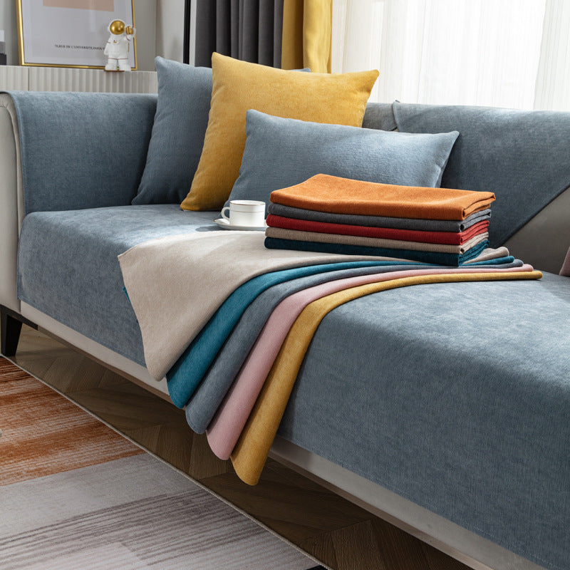 Kavik | Chenille Anti-Slip Sofa Cover