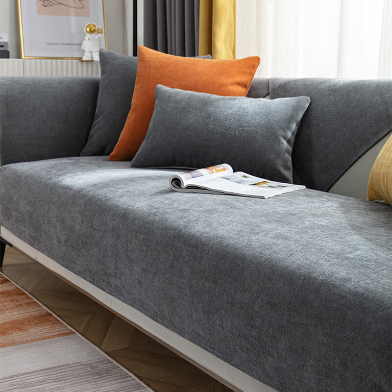 Kavik | Chenille Anti-Slip Sofa Cover