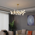 LED Branch Chandelier with Glass Shades