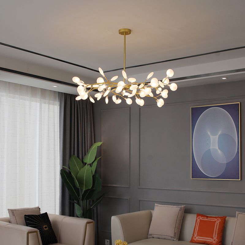 LED Branch Chandelier with Glass Shades