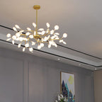 LED Branch Chandelier with Glass Shades