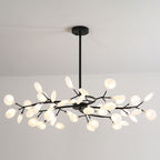 LED Branch Chandelier with Glass Shades