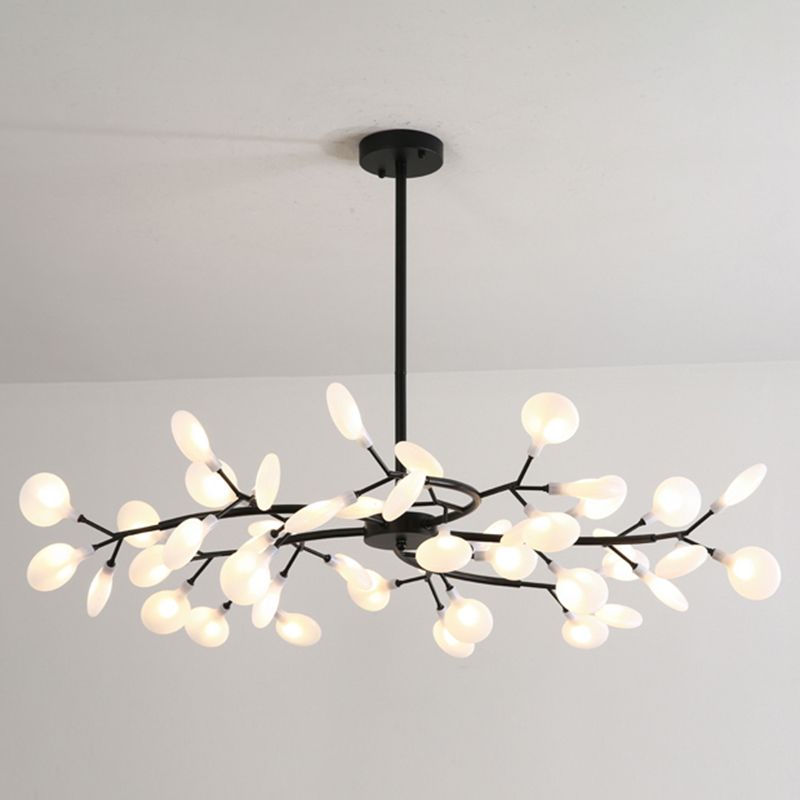 LED Branch Chandelier with Glass Shades